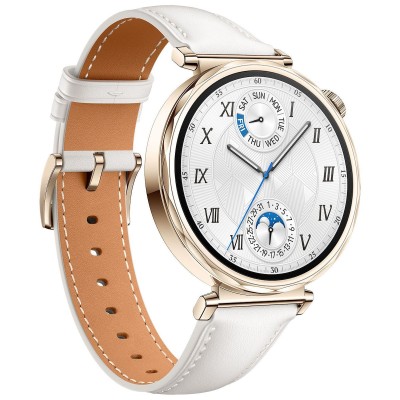 Huawei Watch GT 5 41mm White Leather Strap	